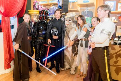 Aldo Montano e Irene Vecchi "jedi" per il Force Friday 3