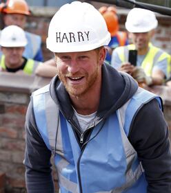 William e Harry, principi muratori per un giorno 10