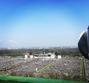 La Messa di Papa Francesco al Parco di Monza 4