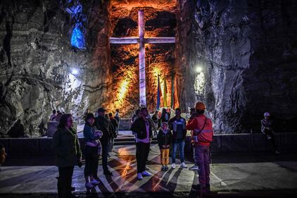 La cattedrale di Sale, costruita all'interno delle miniere in Colombia 8