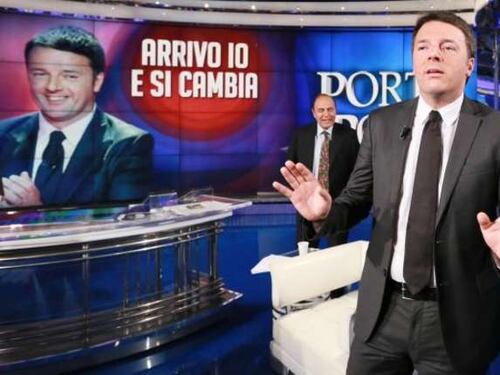 Porta a Porta riapre per Renzi