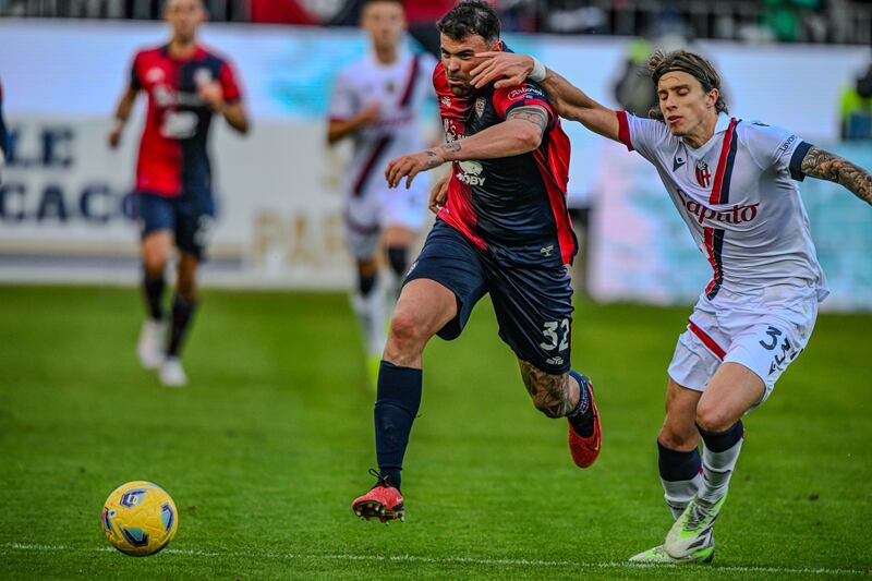 Petagna Cagliari Bologna