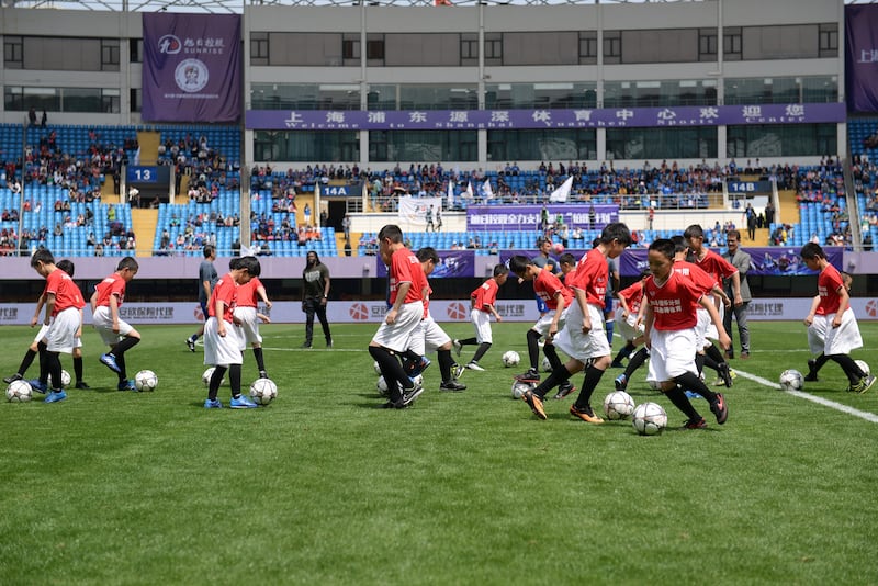 Il "Legend team" italiano porta il calcio in Cina 1