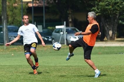 Roberto Baggio torna ad allenarsi 1