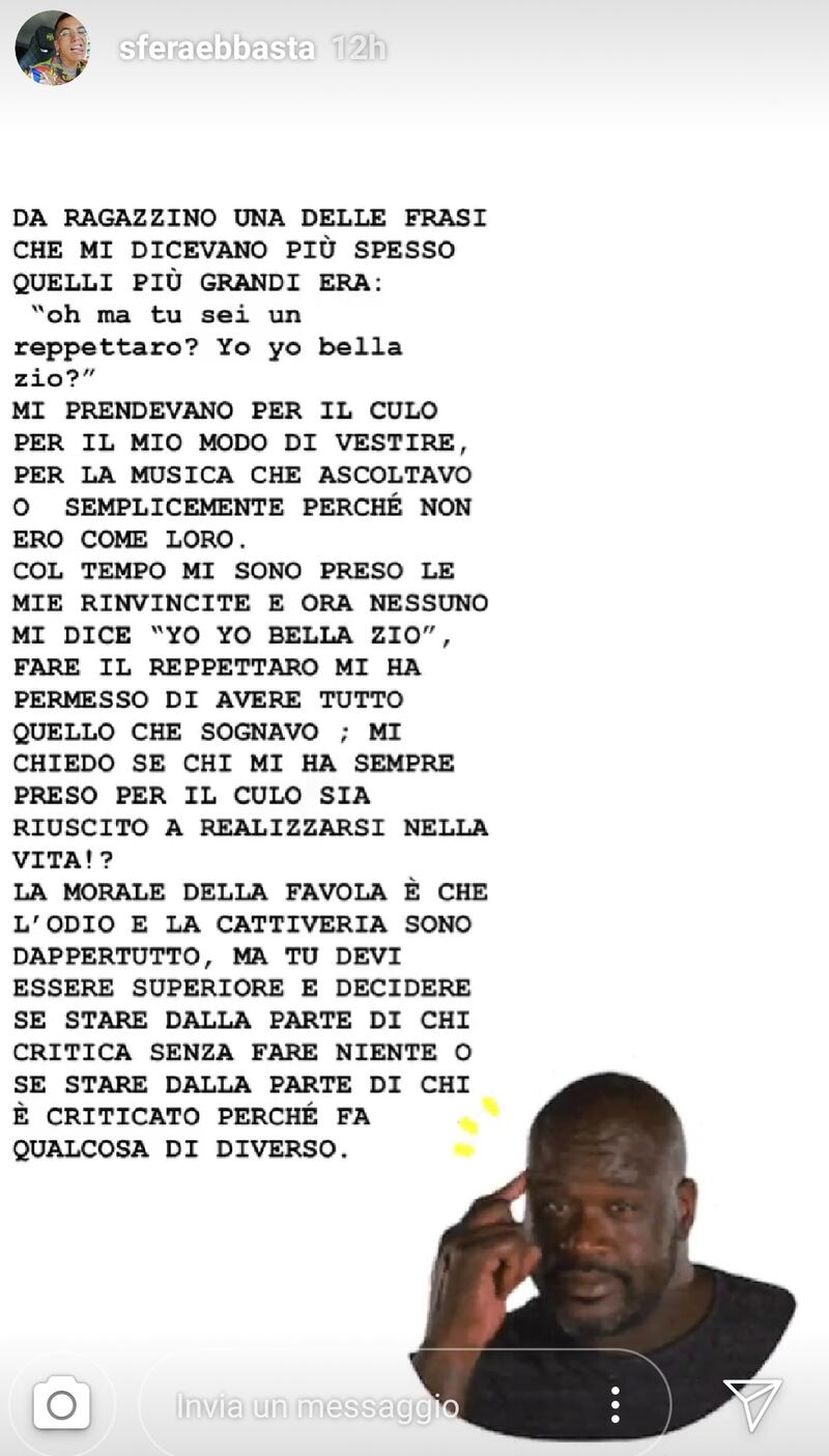 Sfera Ebbasta social