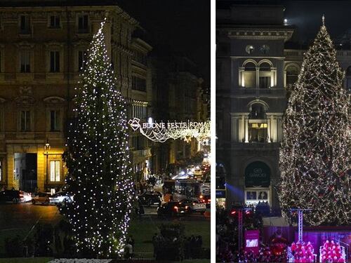 Roma, l'albero di Natale fa discutere: "È sciatto come la città"