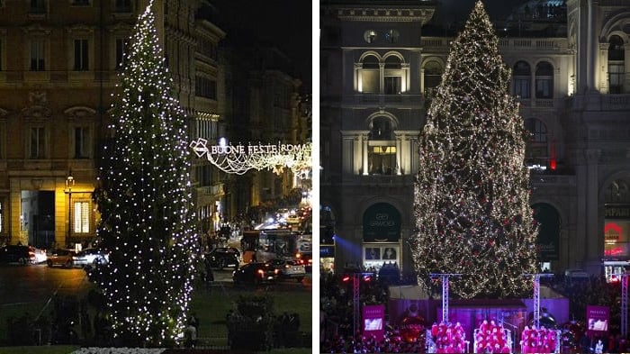 Roma, l'albero di Natale fa discutere: "È sciatto come la città"