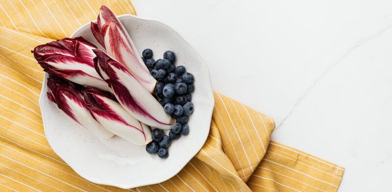 Radicchio con mirtilli