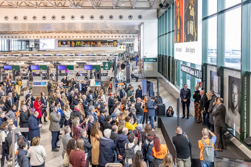Inaugurazione mostra McCurry a malpensa