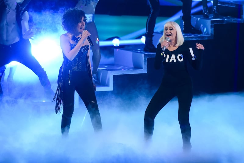 Raffaella Carrà: le foto della finale di The Voice 12