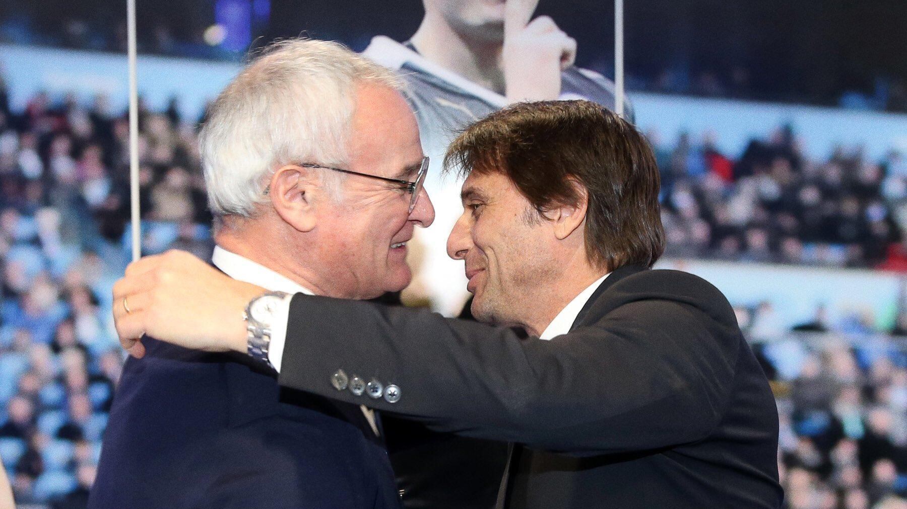 Conte-Ranieri: duello "inglese" tra generazioni in panchina