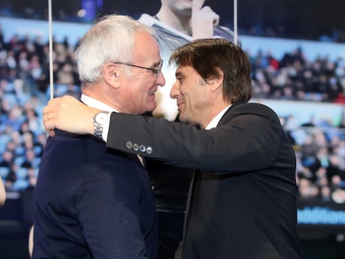 Conte-Ranieri: duello "inglese" tra generazioni in panchina
