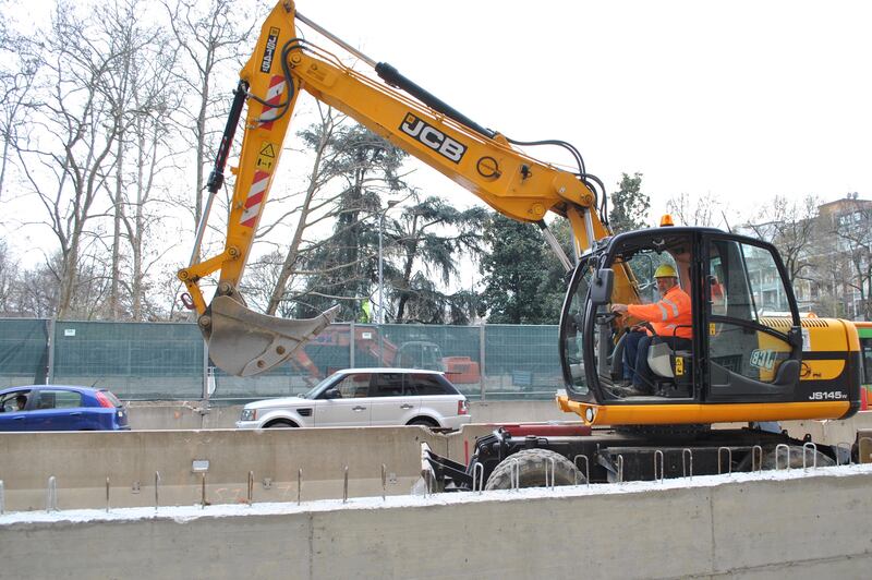 I lavori per la M4 di Milano 5