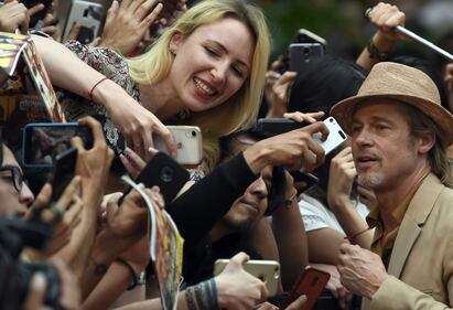 Brad Pitt sul red carpet del nuovo film "C'era una volta a Hollywood" 6