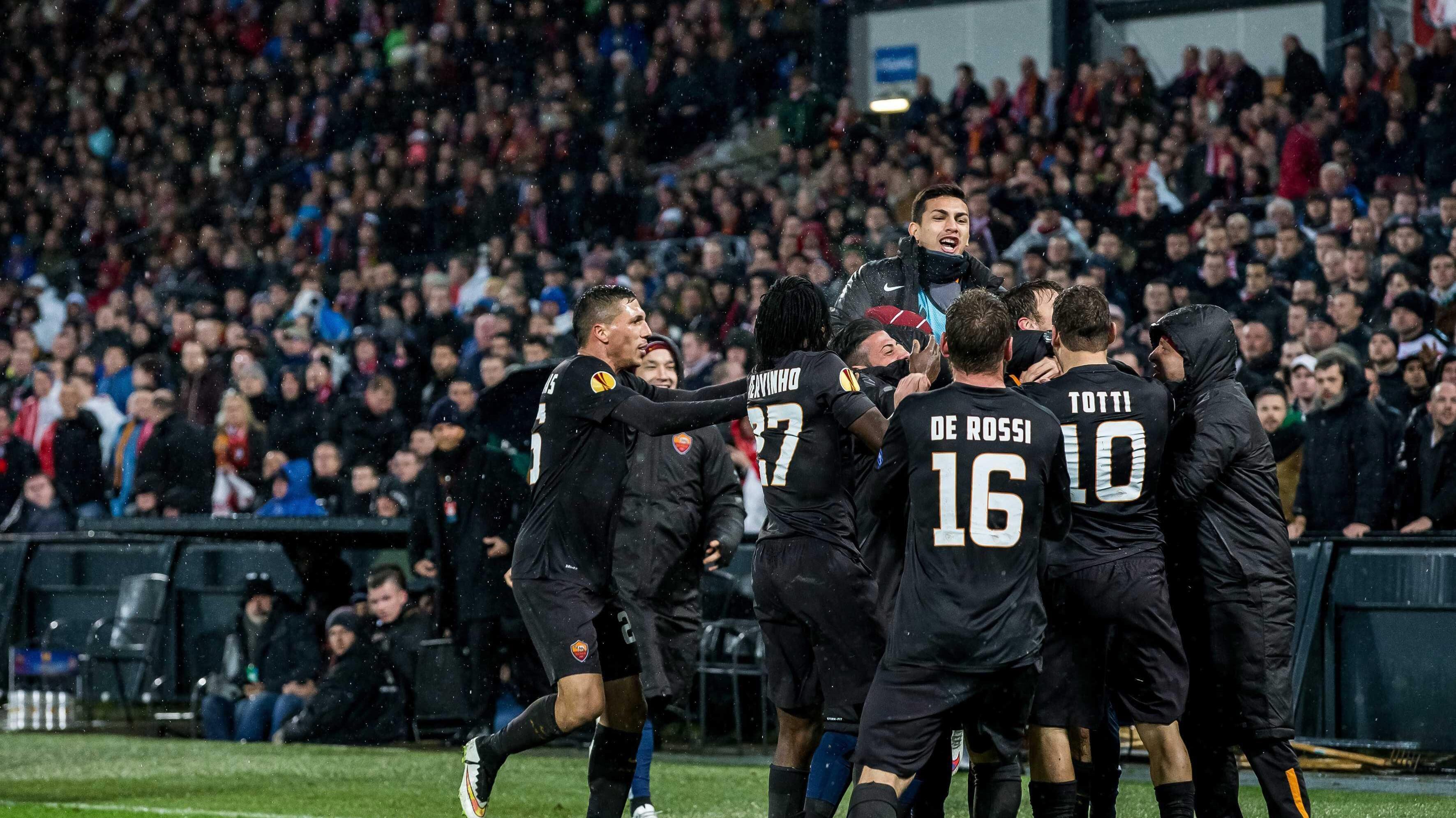 Europa League, sospesa Roma Feyenoord, giallorossi agli ottavi