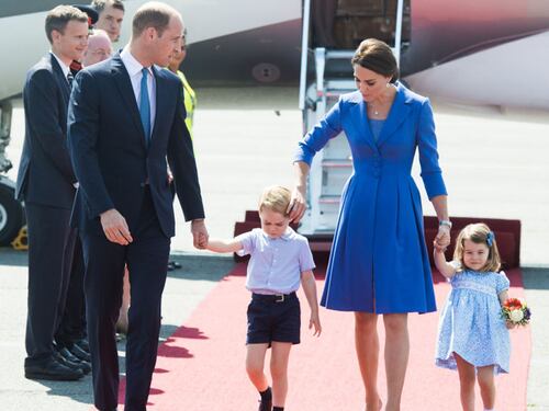 I Principi George e Charlotte in foto