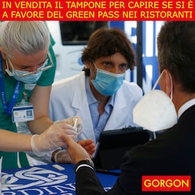 Ecco la satira del giorno. In vendita nuovo tampone 1