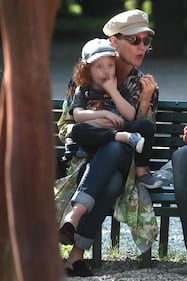 Gabriella Pession al parco con il figlio Giulio 7