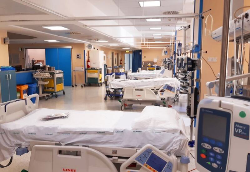 Foggia, le immagini del reparto Covid dell'ospedale Riuniti 3