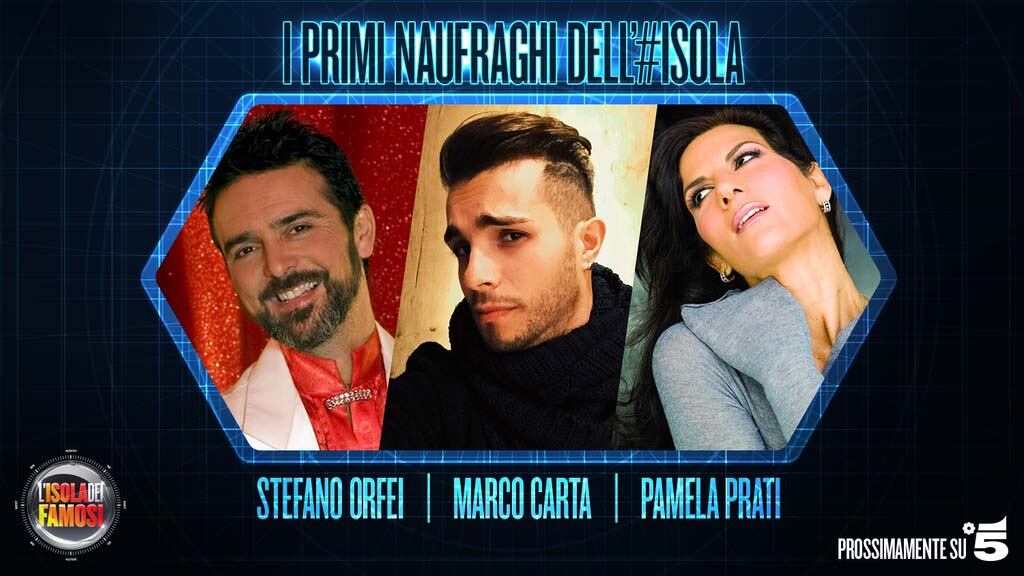 Isola dei Famosi 2016: i primi tre concorrenti