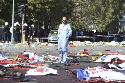 Strage alla manifestazione ad Ankara 14