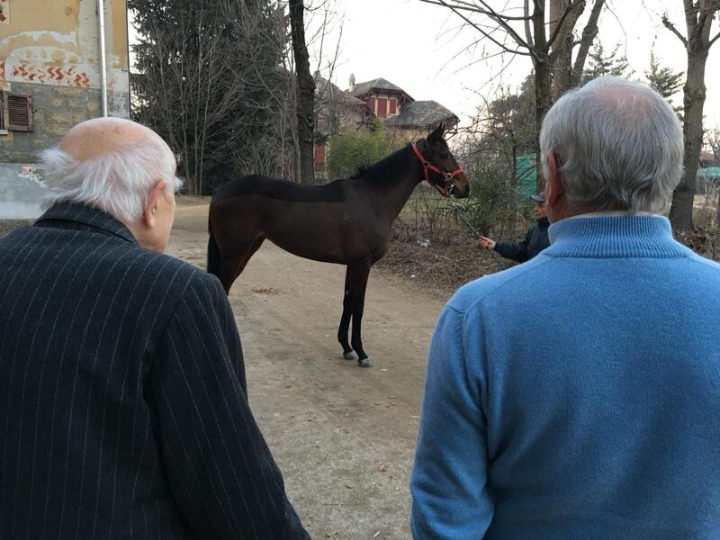Alduino Botti con Pio Bruni