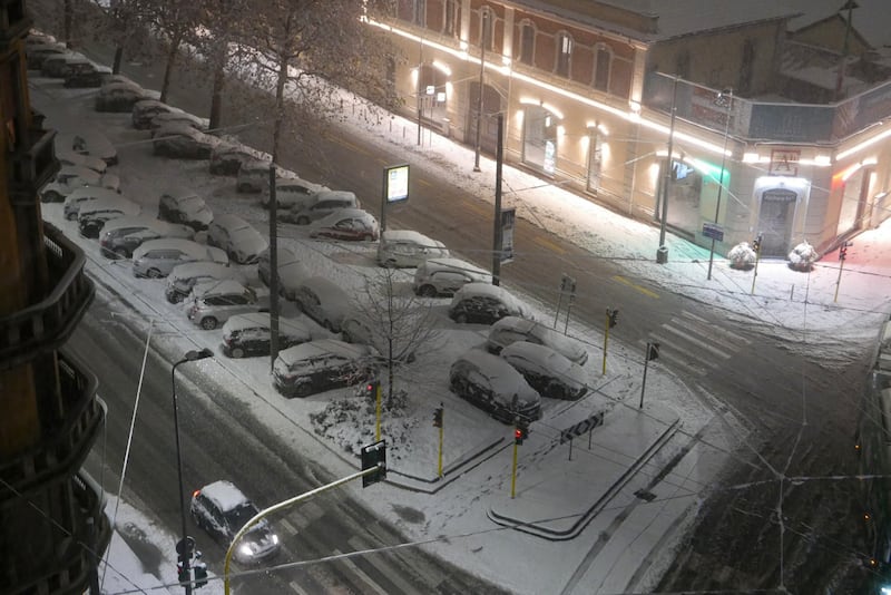Questa mattina Milano si è svegliata sotto la neve 6