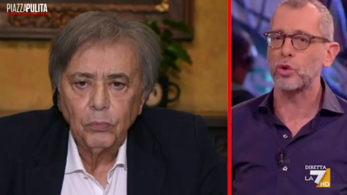 "Le bare di Bergamo...", "Solenne ca...". È scontro tra Freccero e Formigli