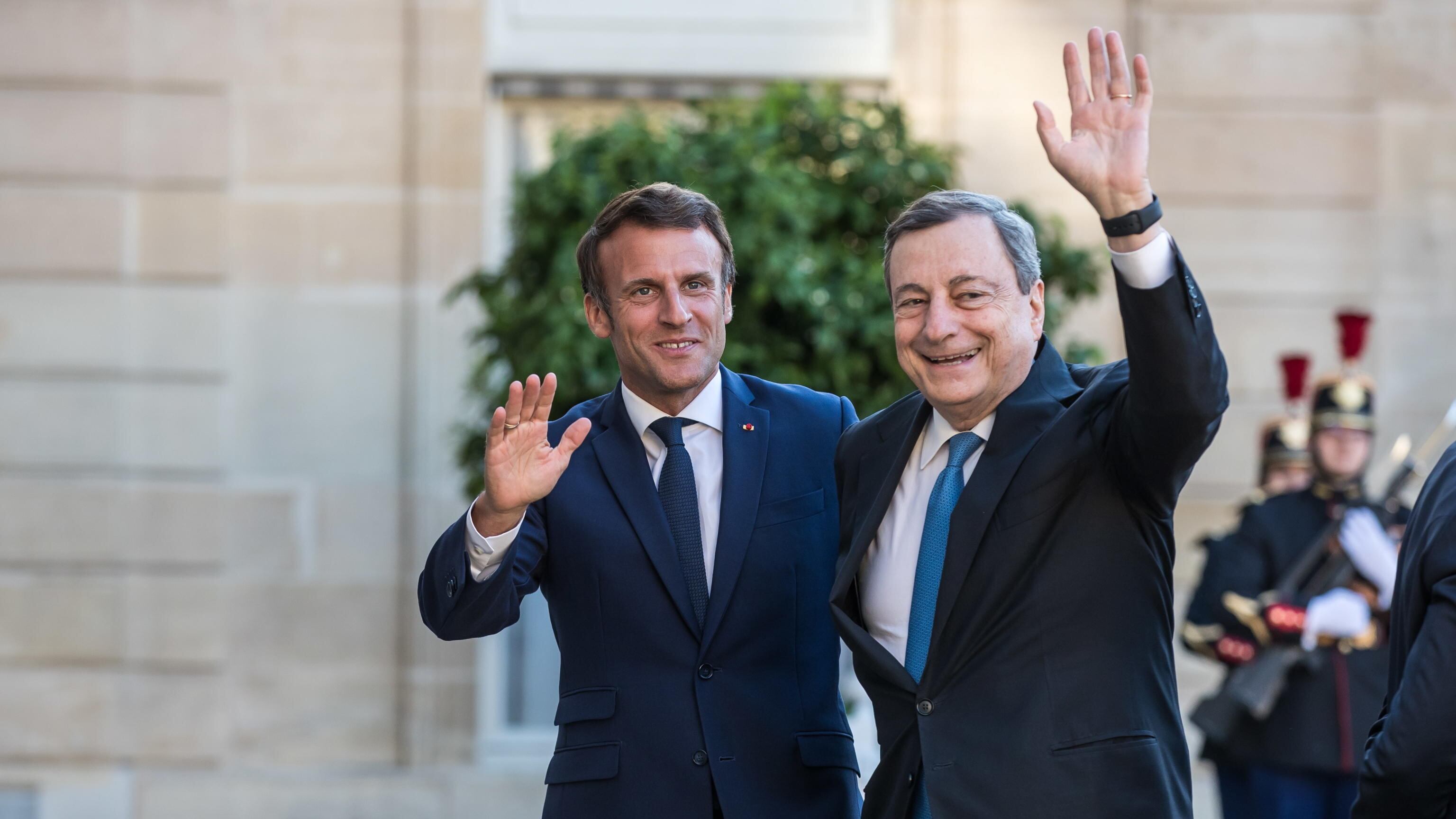 Draghi vede Macron: sul tavolo guerra in Ucraina ed Europa