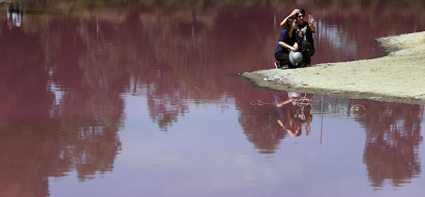 Lago australiano rosa: le foto 4