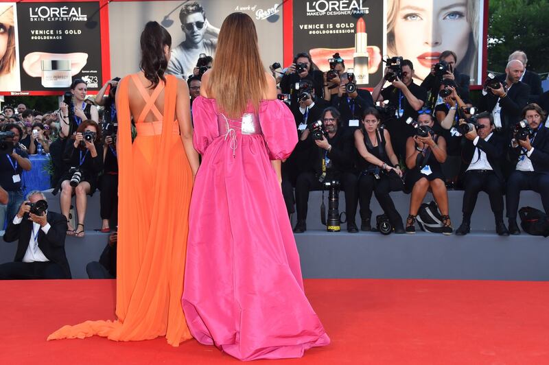 Dayane Mello e Giulia Salemi, spacco profondo a Venezia 14
