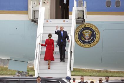 Melania Trump a Parigi 2