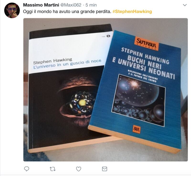 Stephen Hawking, le reazioni social sulla morte 6