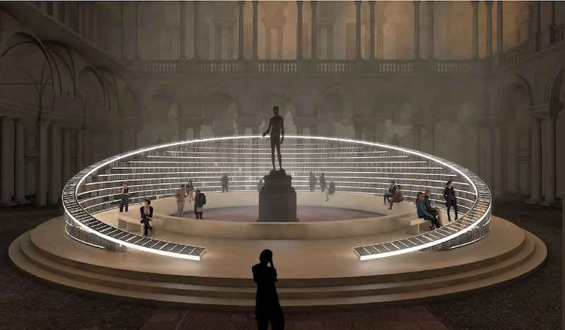 Salone del Mobile installazione Brera