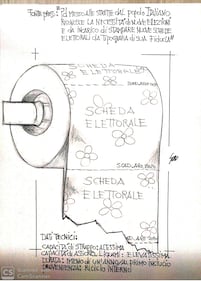 La vignetta del giorno: carta igienica elettorale 1