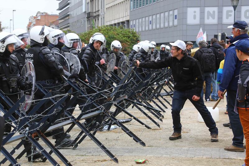 Proteste agricoltori corteo