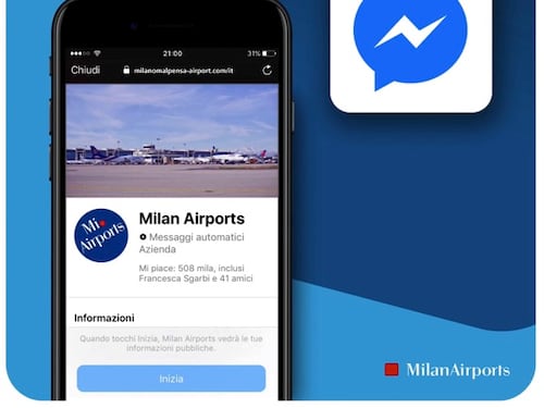 ChatBot, l'assistente virtuale risponde a Malpensa e Linate