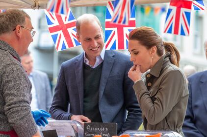 I duchi di Cambridge in visita alla contea di Cumbria, nel nord-ovest dell'Inghilterra  2