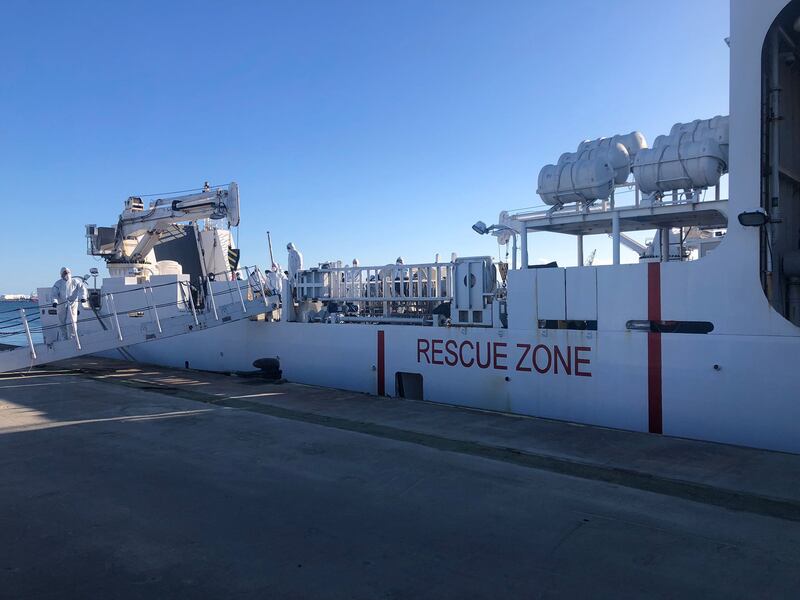 Nave Diciotti ad Augusta