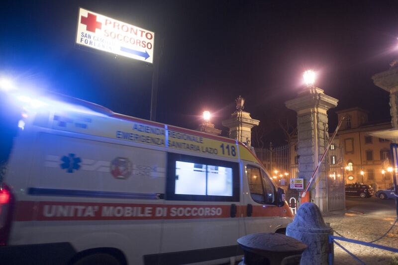 L'ospedale San Camillo di Roma dove è ricoverato Napolitano 2