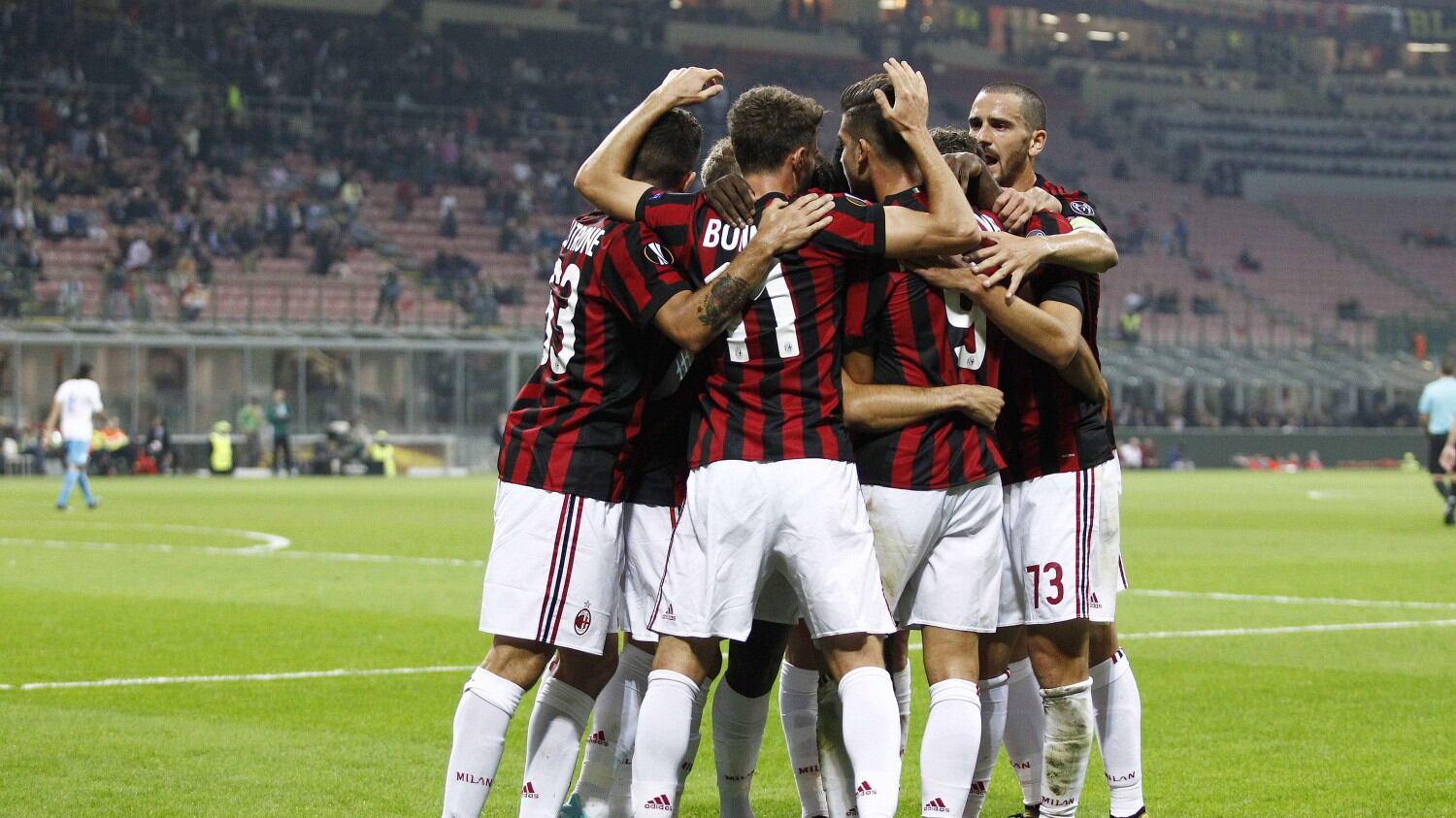 Europa League, Milan-Ludogorets e Napoli-Lipsia. Il Dortmund per l'Atalanta, Lazio-Steaua