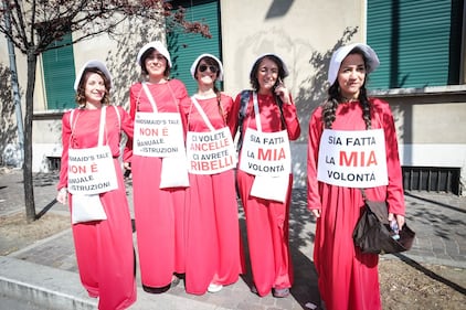 Il corteo contro il Congresso della famiglia 7
