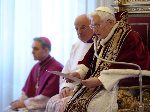 11 febbraio 2013, la rinuncia al pontificato