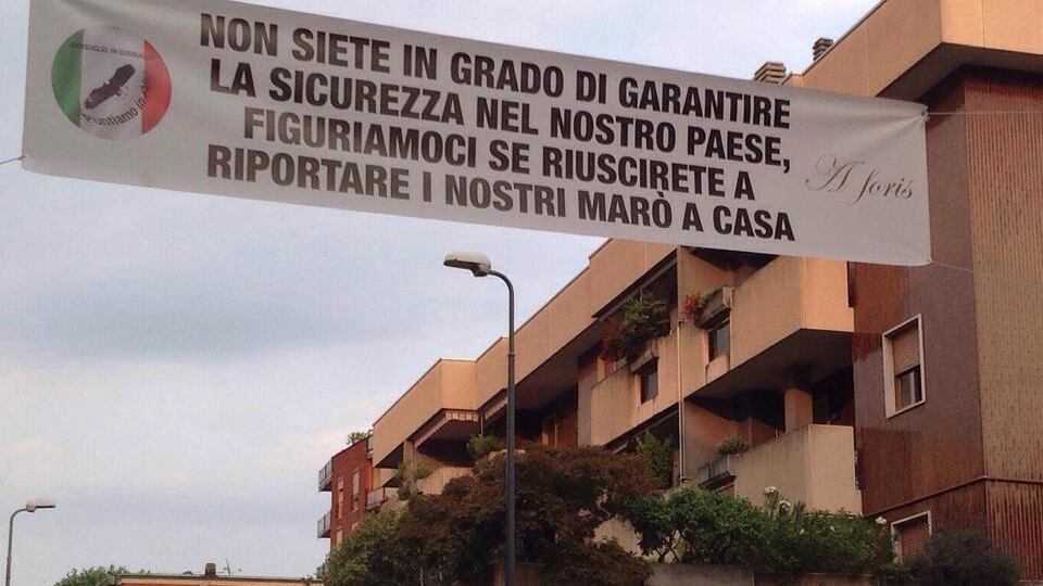 "Mi accusano di essere nazista perché difendo i marò"