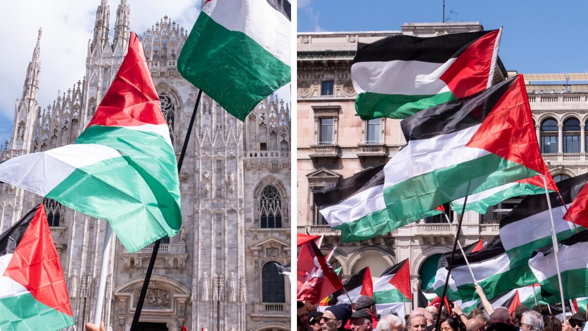 Liberazione, corteo ad alta tensione per una resistenza in nome di Gaza