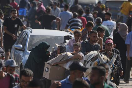 Caos aiuti a Gaza: le immagini della calca 7