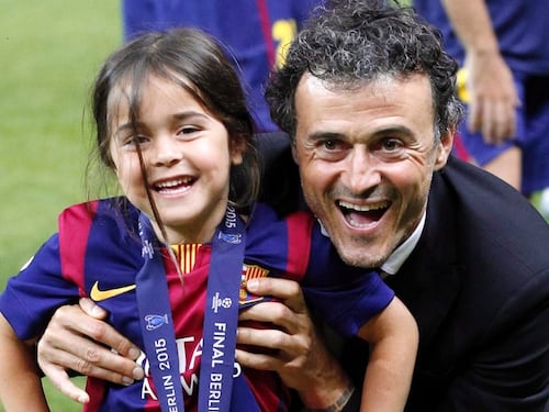 La promessa di Luis Enrique alla figlia Xana, morta a 9 anni