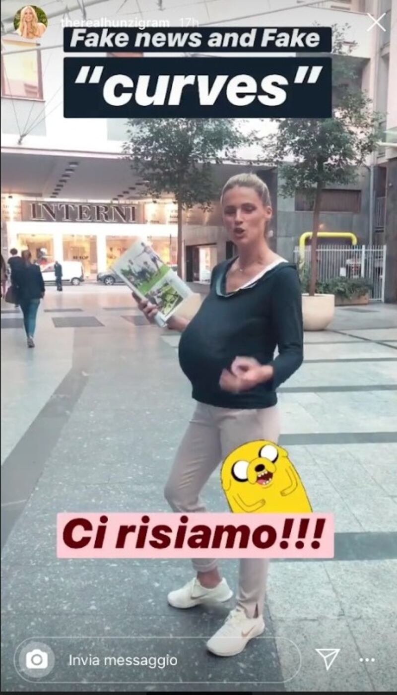 Michelle Hunziker incinta