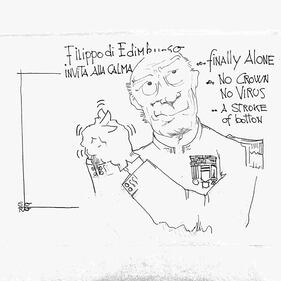 La vignetta del giorno: il principe Filippo invita alla calma 1