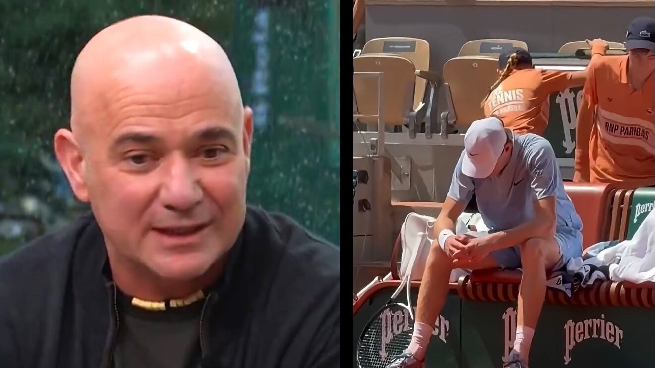 Sinner, durissimo affondo di Agassi: "Se duri 1 ora e 45 ci sono errori evidenti"